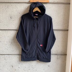 DC Mens All Black Lightweight Hoody